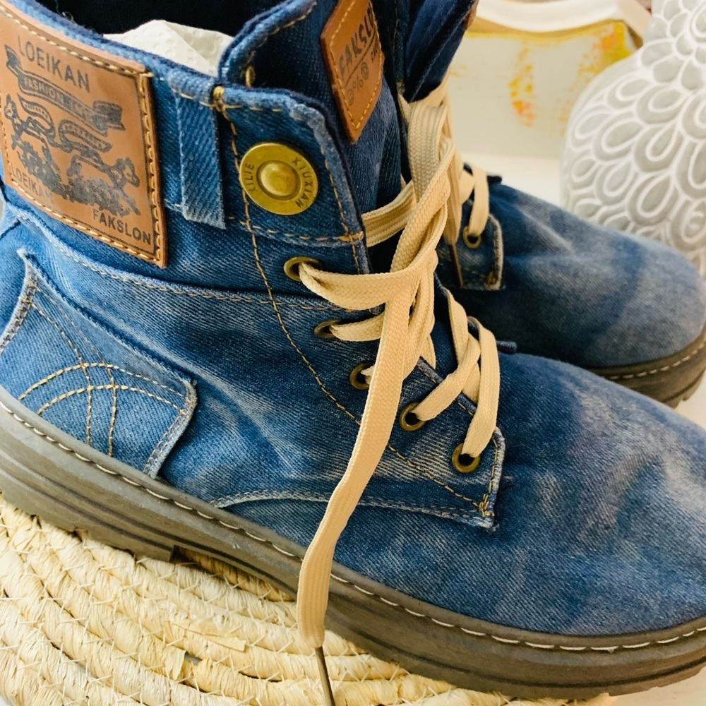 Fakslon coolest denim boots ever! - Picture 4 of 7